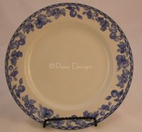 Sakura Blue FRUIT BASKET WEAVE Salad Plate